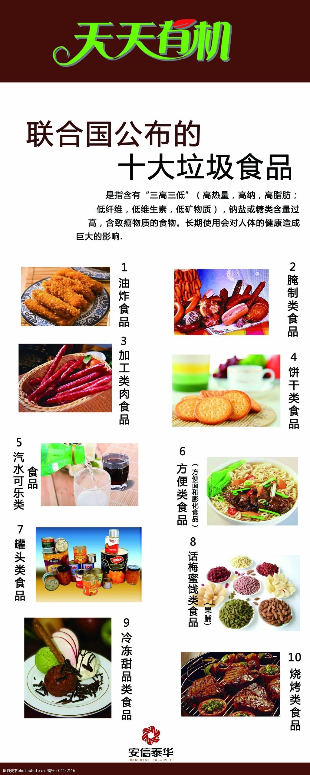 十大垃圾食品